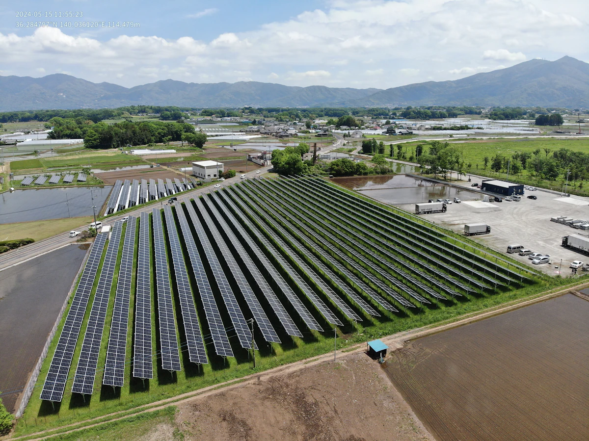 筑西市桑山営農型太陽光発電所