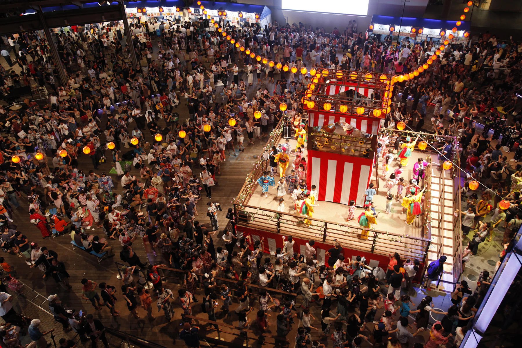 The Roppongi Hills Bon-Odori Festiva