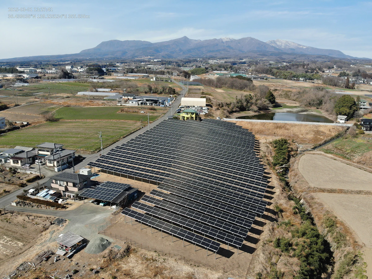 森ビル桐生市新里町営農型太陽光発電所
