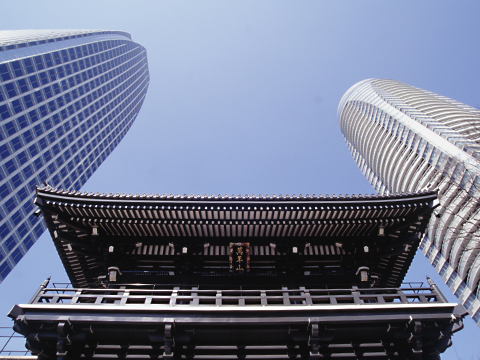 Two towers and Seishoji Temple