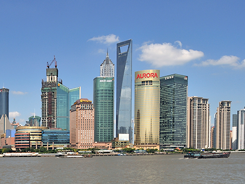 Pudong area in 2008
