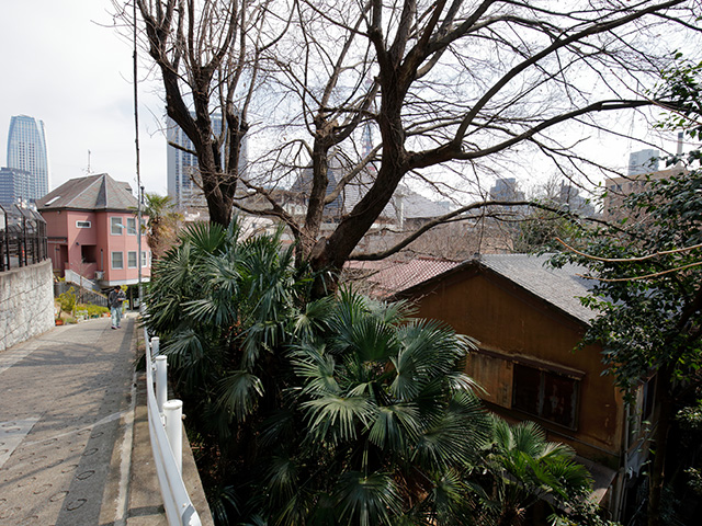 Azabudai Hills area before redevelopment