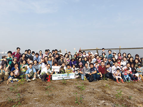 Umi-no-Mori (Sea Forest) Project