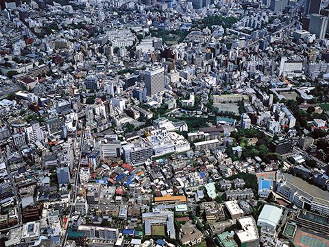 Roppongi 6-chome Area before Redevelopment