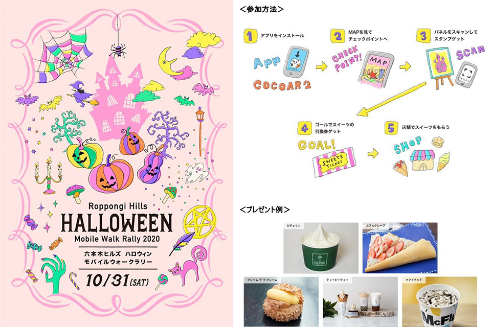 六本木ヒルズ ハロウィンモバイルウォークラリー開催 ニュースリリース一覧 プレスルーム 企業情報 森ビル株式会社