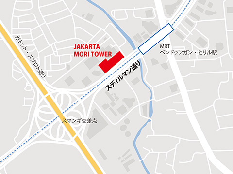 ジャカルタ市計画地周辺