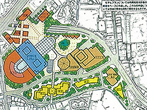 モデルプラン「六本木六丁目地区再開発基本計画報告書」より