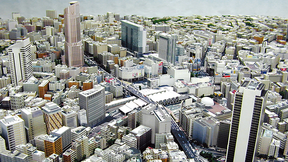 渋谷駅周辺模型